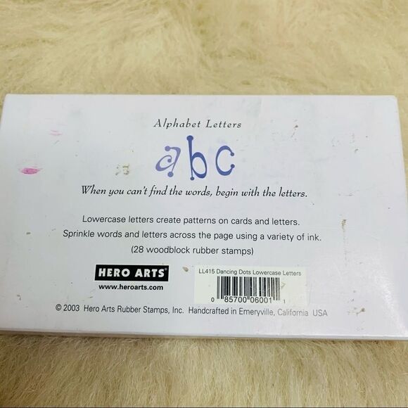 Hero Arts letter and type writer letter stamps - Picture 4 of 9